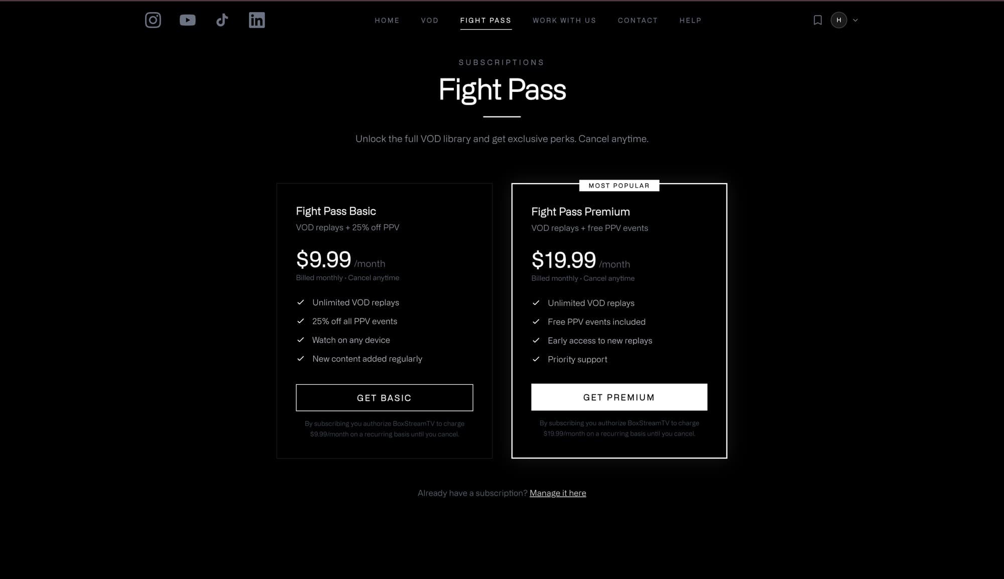 Fight Pass